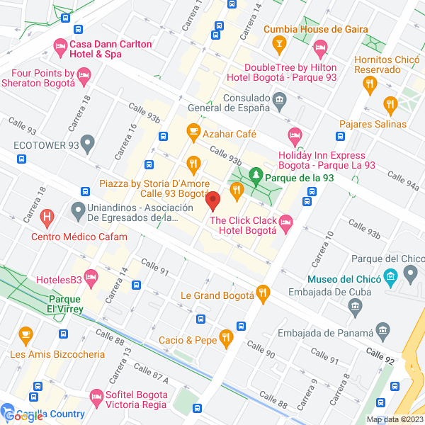 Mapa de Escuela Internacional De Alta Gerencia S.A.S.
