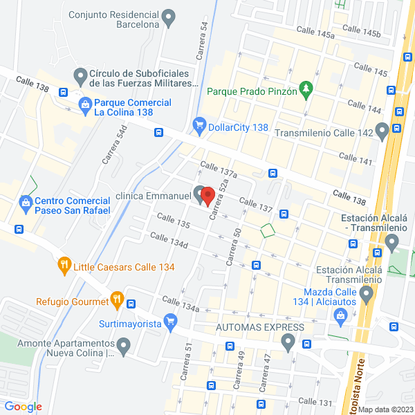 Mapa de Escuela Nacional De Mecanica Motor Diesel S.A.S.