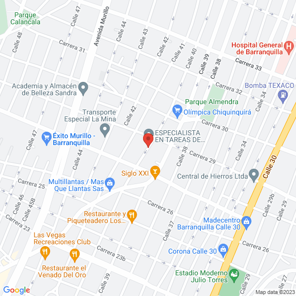 Map of Especialista En Tareas De Alto Riesgo S.A.S.