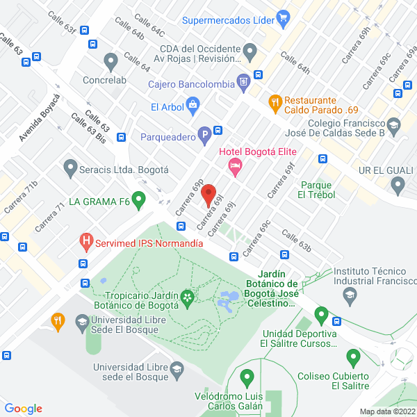 Mapa de General Services World Wide Ltda.