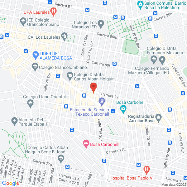 Mapa de Geologística S.A.S.