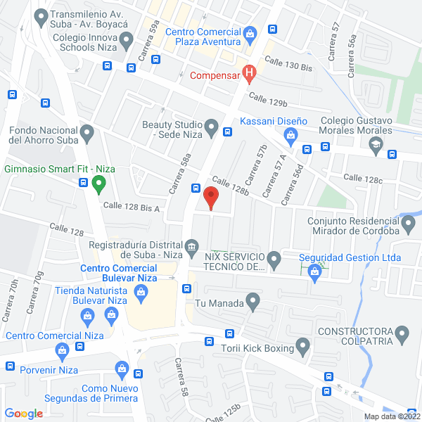 Mapa de Gerencia De Productos Y Servicios Ltda.