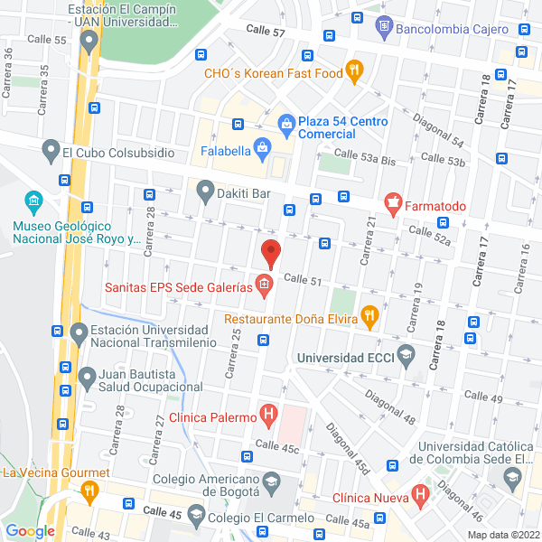 Mapa de Gps Nitro S.A.S.