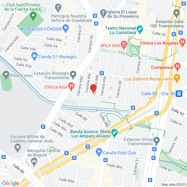 Mapa de Grandes Constructores Ingenieros Asociados Ltda.