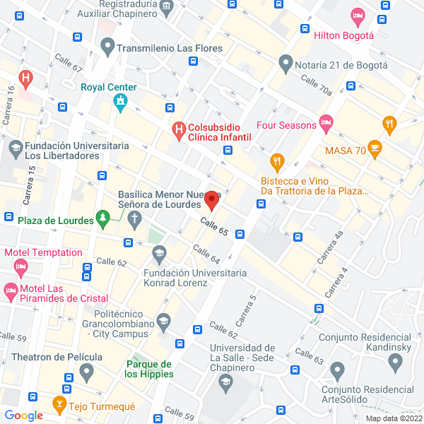 Mapa de Hollywoodoo Films S.A.S.