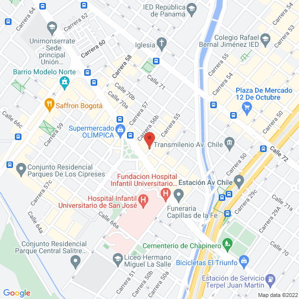 Mapa de Ideacril Ltda.