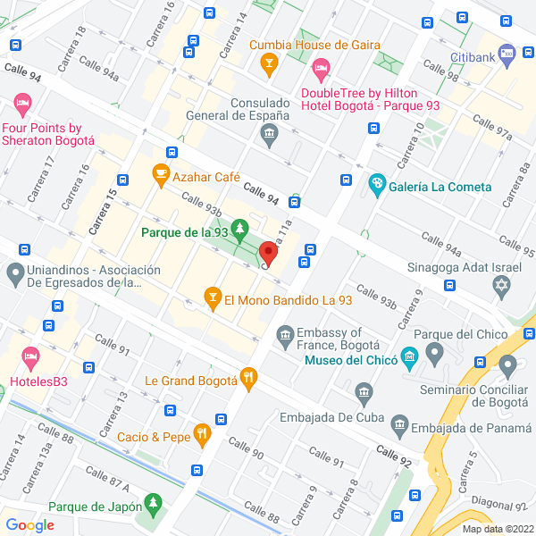 Mapa de Manjui S.A.
