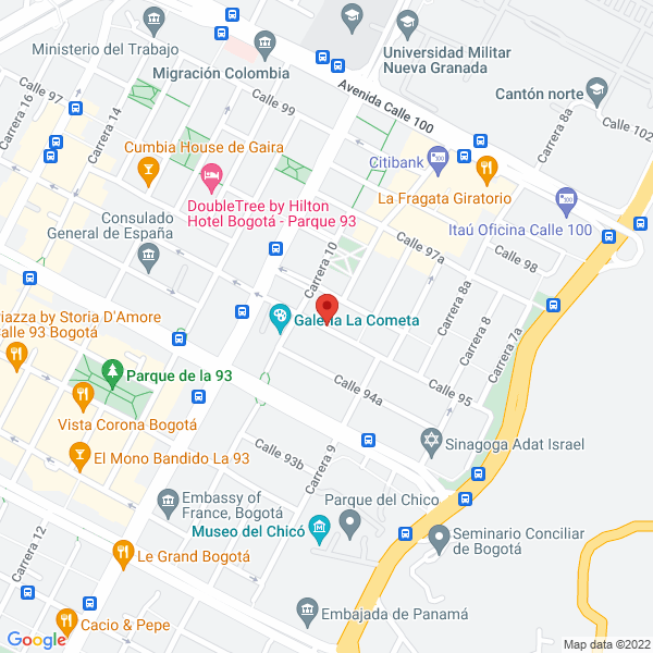 Mapa de Manuel Cardona Producciones S.A.S.
