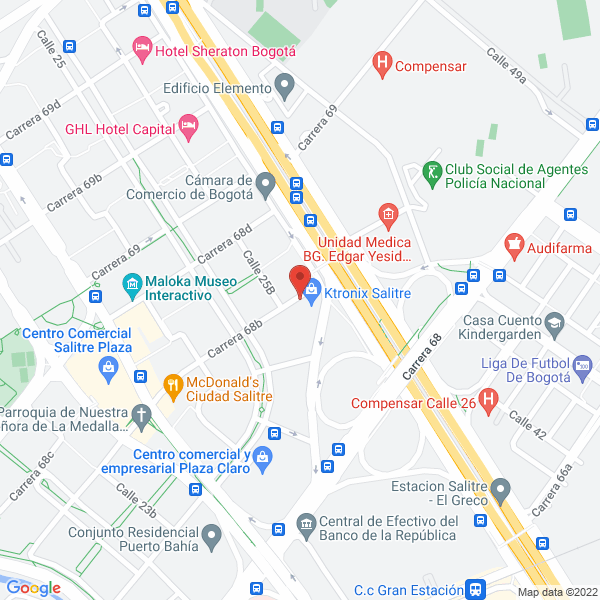 Mapa de Maqtor Ltda.