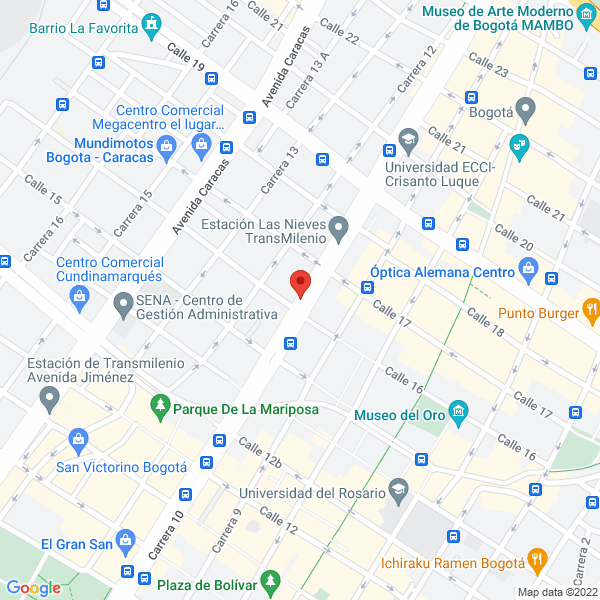 Mapa de Mochilearte S.A.S.