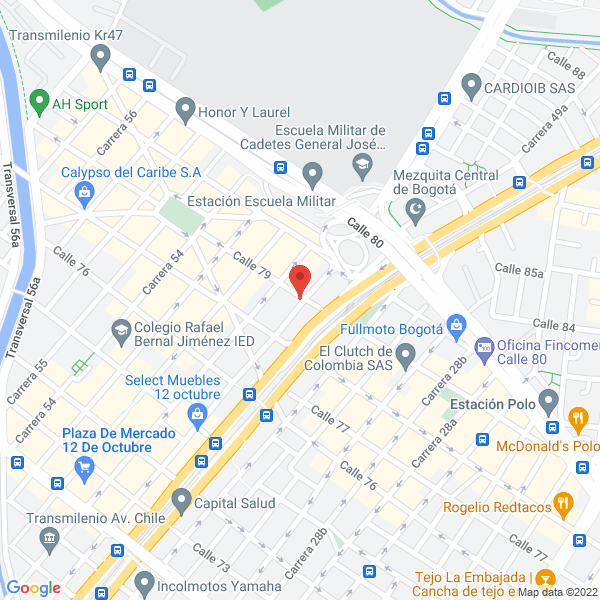 Mapa de Muebles Clásicos Franc Ltda.
