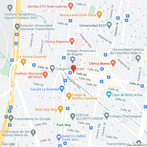 Mapa de Multilavados 45 E.U.