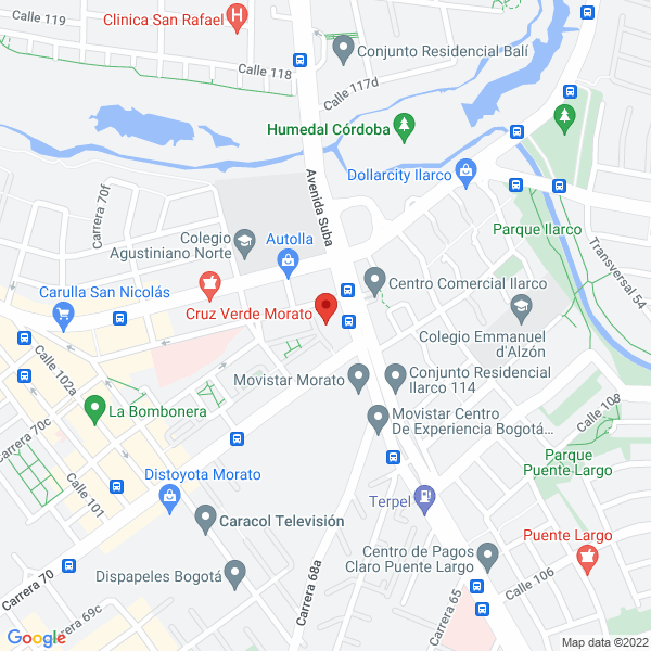 Mapa de Multiprof De Colombia G Y C Ltda.