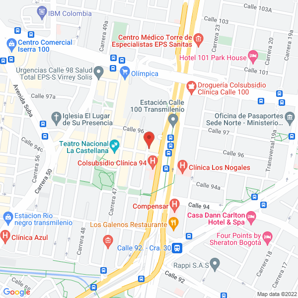 Mapa de Multiservicios De Talento Humano Ltda.