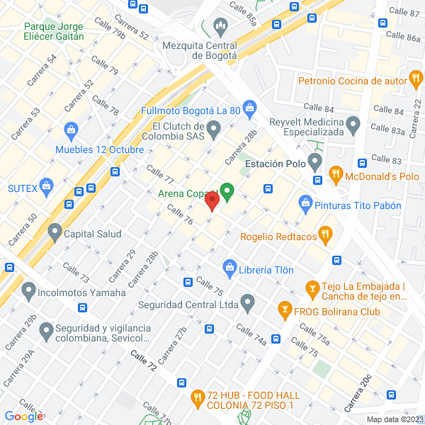 Mapa de Multiservicios Locativos Y Construcciones E.U.