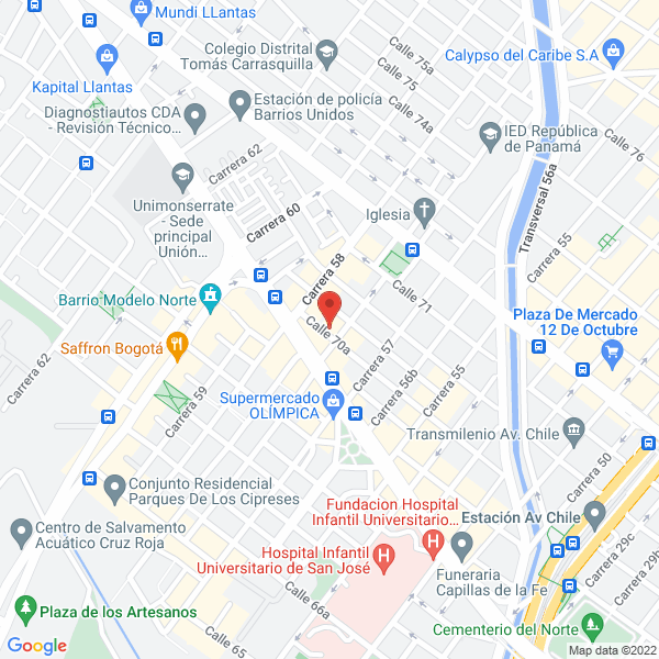 Mapa de Multisuministros Colombia S.A.S.