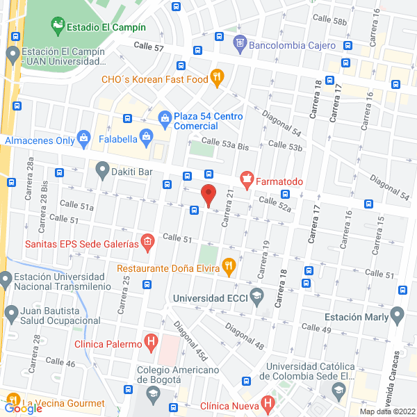Mapa de Munera Puentes Consultores Ltda.