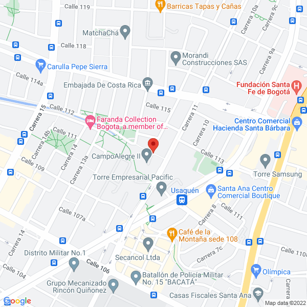 Mapa de Mutis Asesores S.A.S.