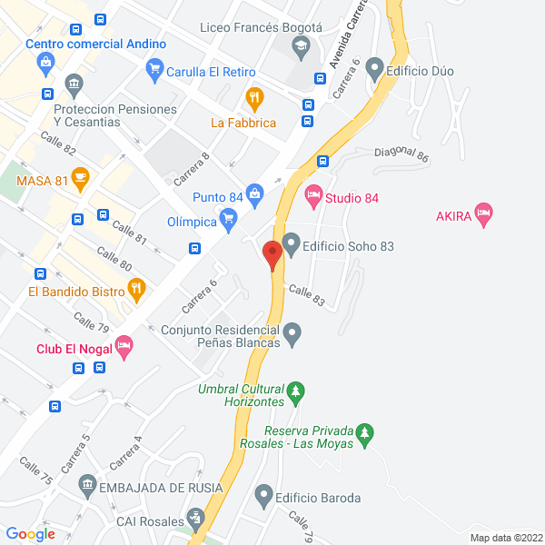Mapa de Nextec Consultores S.A.S.