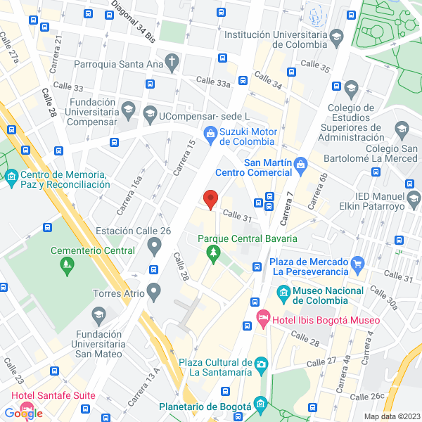 Mapa de Nexus Gestión Inteligente De Proyectos S.A.S.