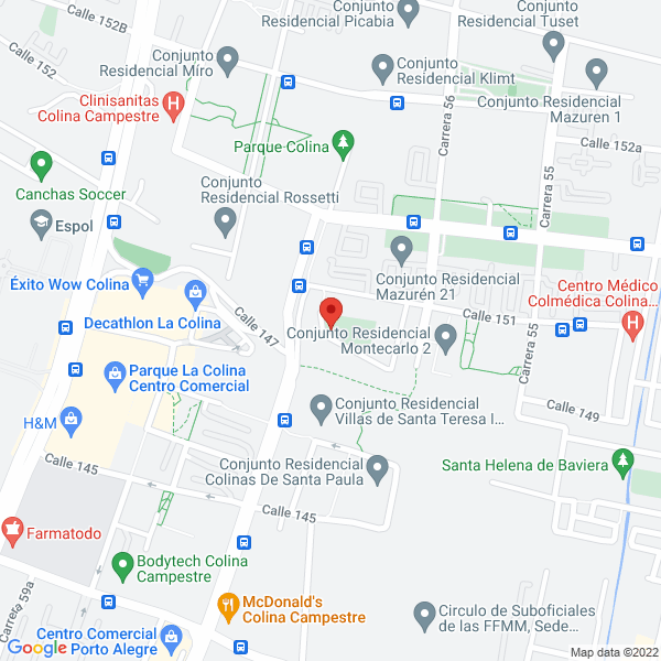Mapa de Nhel Service S.A.S.