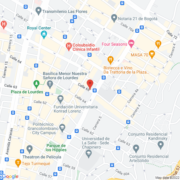Mapa de Papelería Y Suministros 21 S.A.S.