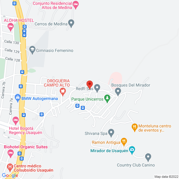 Mapa de Pet House Company S.A.S.