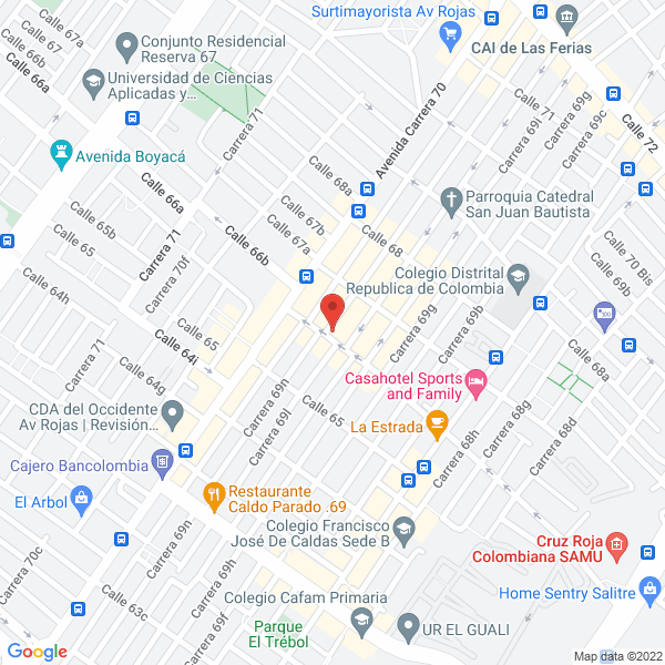 Mapa de Pet Shop C&M S.A.S.