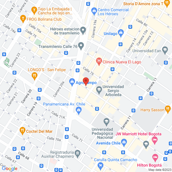 Mapa de Petersons Global Services Pgs S.A.S.