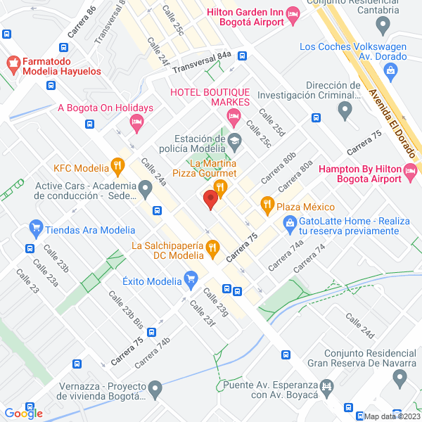 Mapa de Pharma Nutrition S.A.S.