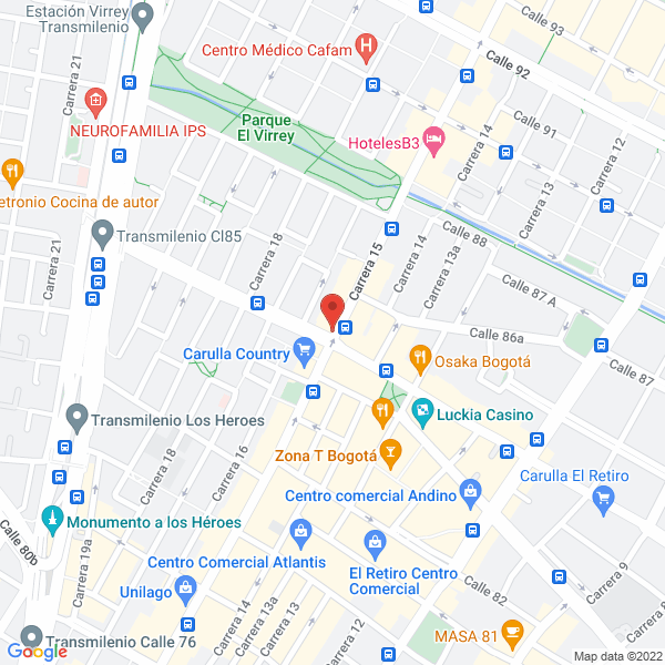Mapa de Pharmaglobe Y Cía. Ltda.
