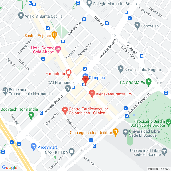 Mapa de Pimaf Ingeniería Ltda.