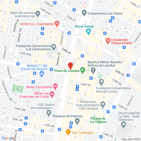 Mapa de Pinzón & Gómez Laboratorio Sas