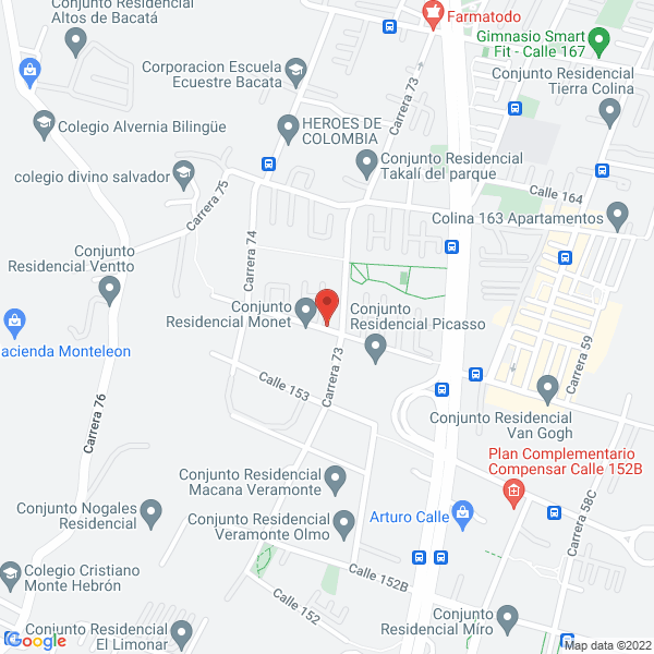 Mapa de Pretty Paws S.A.S.