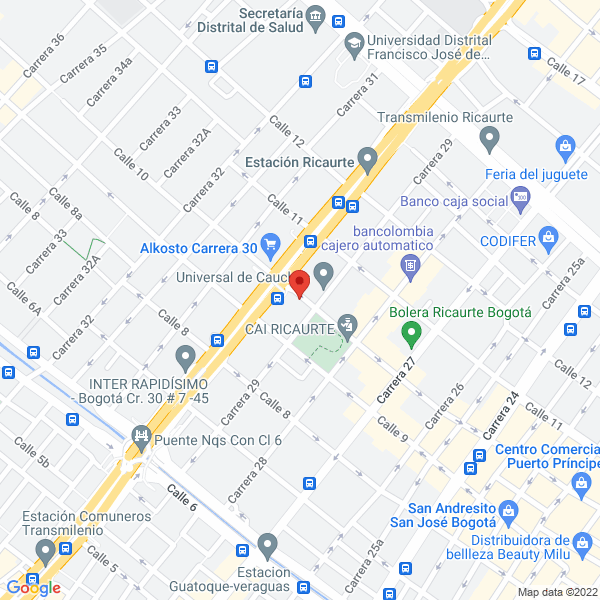 Mapa de Prisma Print Editores S.A.S.