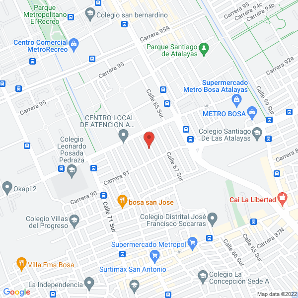 Mapa de Proandi S.A.S.