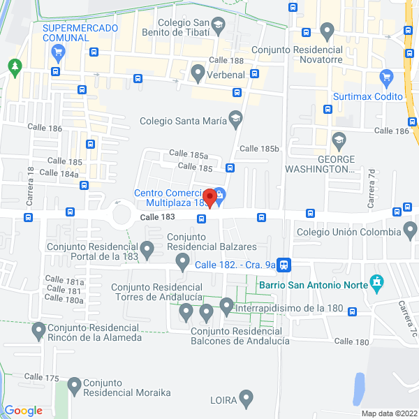 Mapa de Rhevel S.A.S.