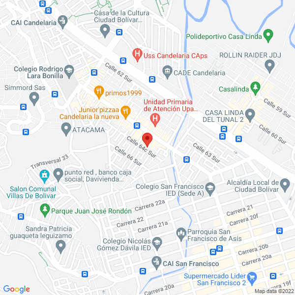 Mapa de Robotica Da Vinci S.A.S.