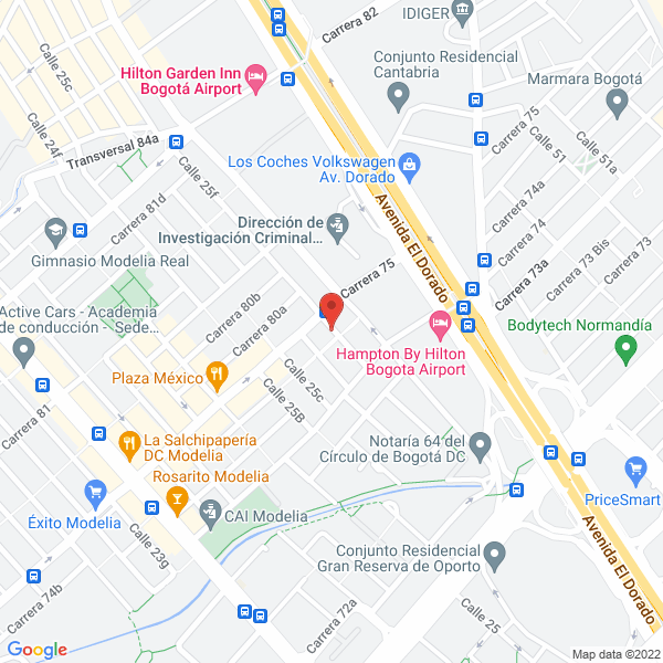 Mapa de Romica Consultores S.A.S.