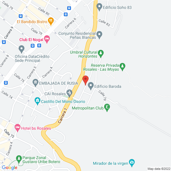 Mapa de Rotores Colombia S.A.S.