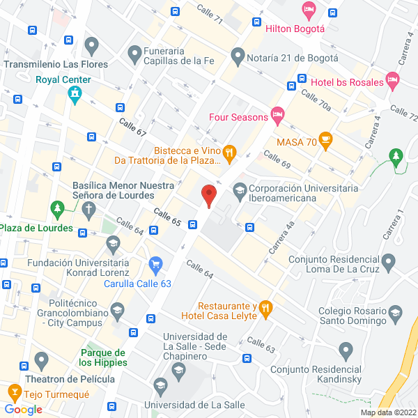 Mapa de Rotu Envios Ltda.