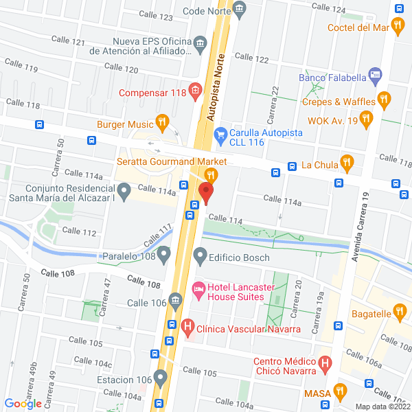 Mapa de Salud Y Belleza Universal S.A.S.