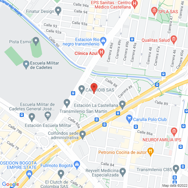 Mapa de Sanivet Animals S.A.S.