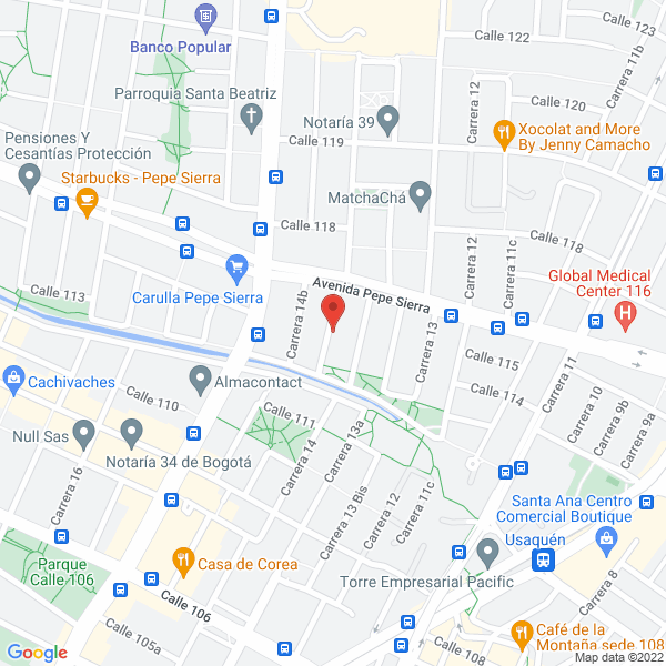 Mapa de Santiago Arboleda Perdomo S.A.S.