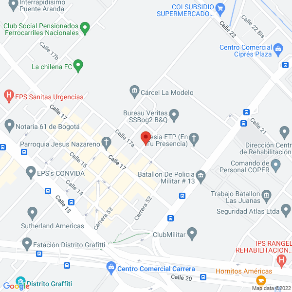 Mapa de Sarama S.A.S