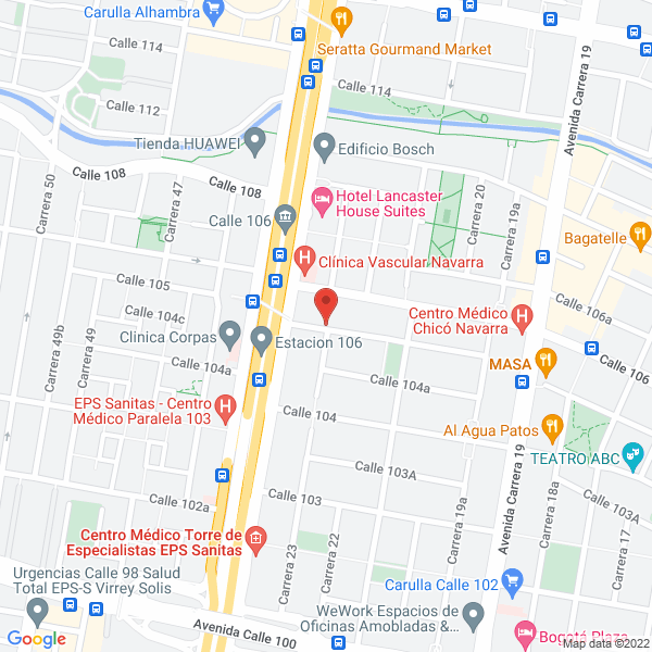 Mapa de Sarima S.A.S.