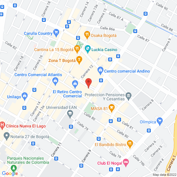 Mapa de Soloio Colombia Ltda.