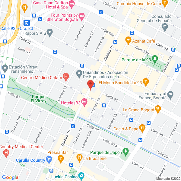 Mapa de Tlc Group S.A.S.
