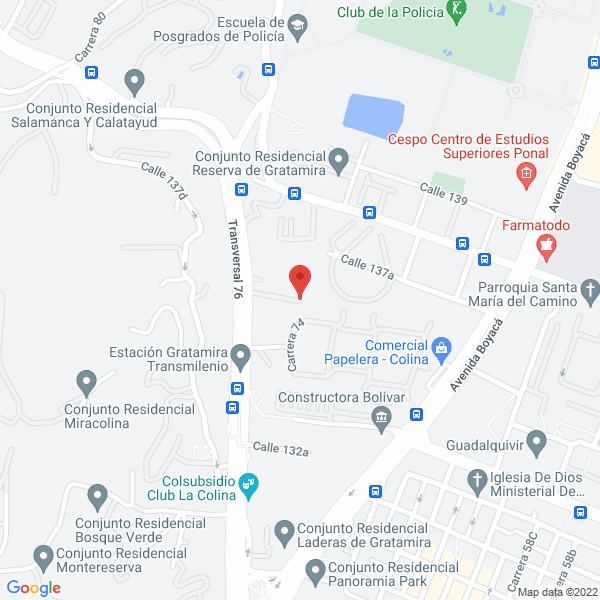 Mapa de To Be Consultores S.A.S.