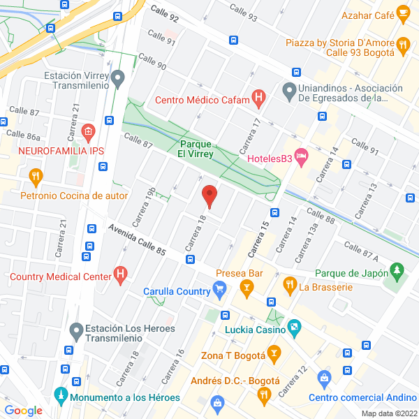 Mapa de Total Potentials S.A.S.